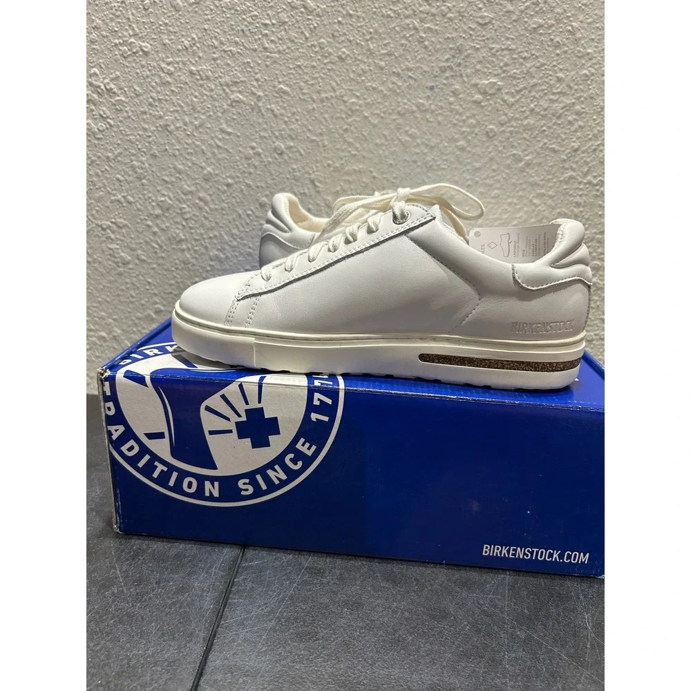Birkenstock Bend Low Natural Leather White EU 37 US L6 M4 Womens